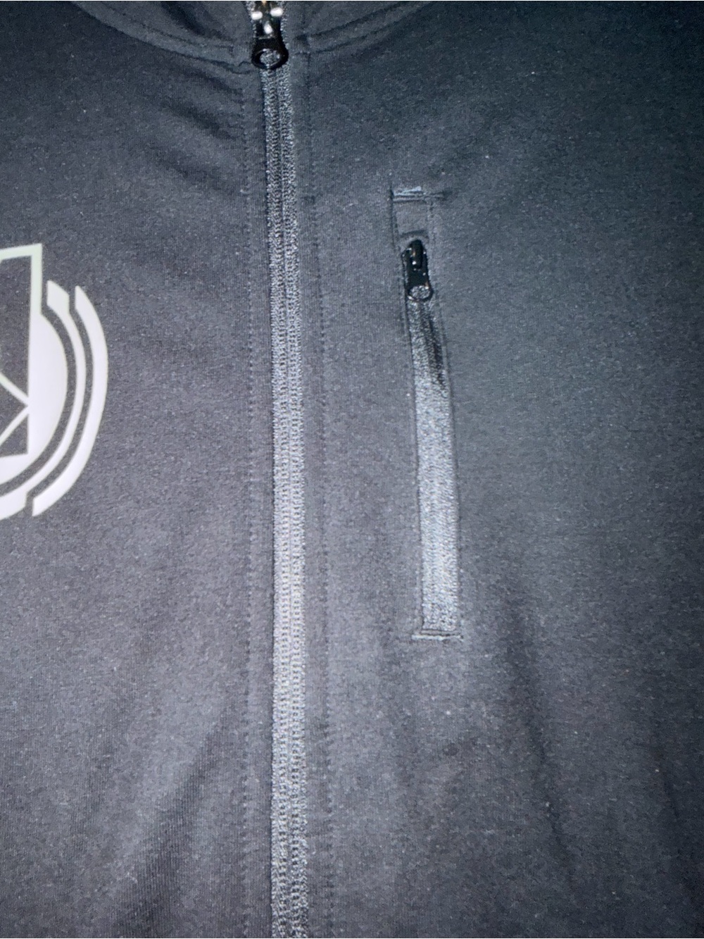 Marvel Black Zip-Up Hoodie with Subtle Text Detail - Picture 3 of 6